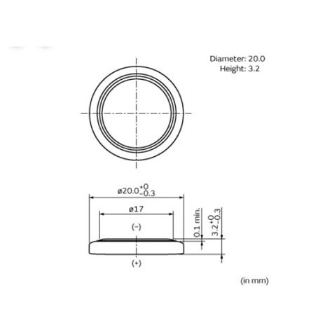 Battery 3V CR2032 - Lithium