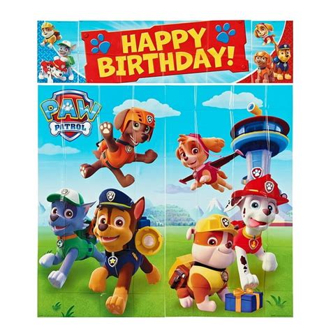 Paw Patrol Party Wall Decorations, 5pc - Walmart.com - Walmart.com