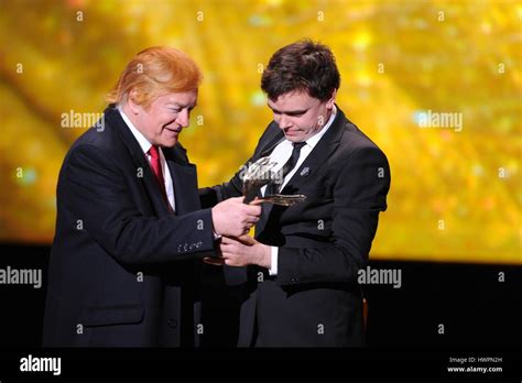 World S Known Polish Actor Andrzej Seweryn As Donald Trump During Orly