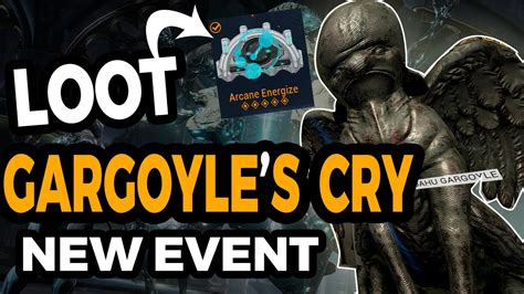 Gargoyles Cry Event Free Energize Warframe Youtube