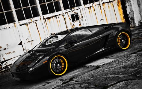 360 Forged Black Lamborghini Gallardo 3 Wallpaper HD Car Wallpapers