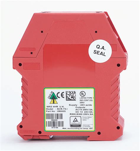 Safety Relay Emergency Stop And Safety Gates Vac Vdc Pn Scr