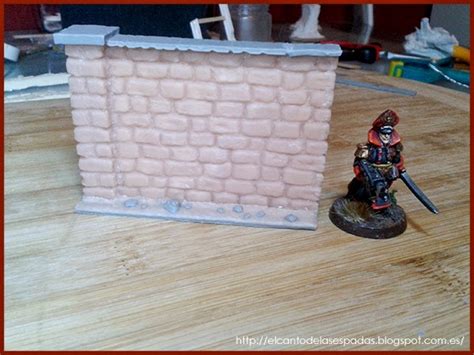 Escenografia Muro De Piedra Alto Para Wagames LastSword Forge