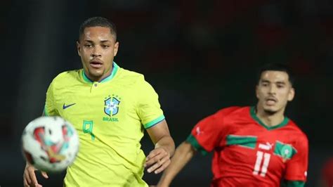 Em jogo marcado por apagão Brasil perde para o Marrocos no sub 23