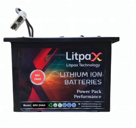 60 V 24 Ah Lithium Phosphate Battery For Ev With Smart App Control 3