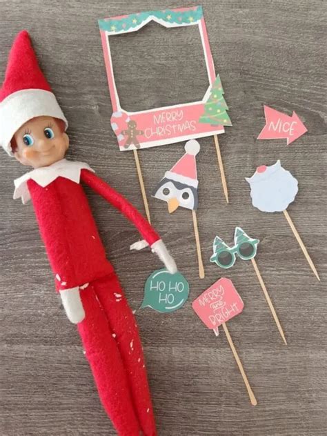 Free Elf On The Shelf Printable Props Leap Of Faith Crafting