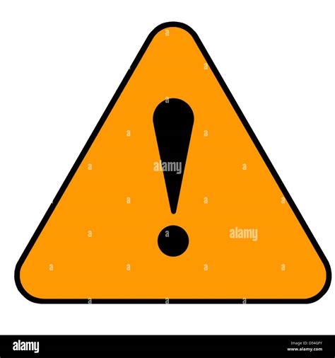 Amber warning sign Stock Photo - Alamy