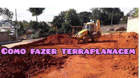 Olha Terraplanagem Passo A Passo Youtube