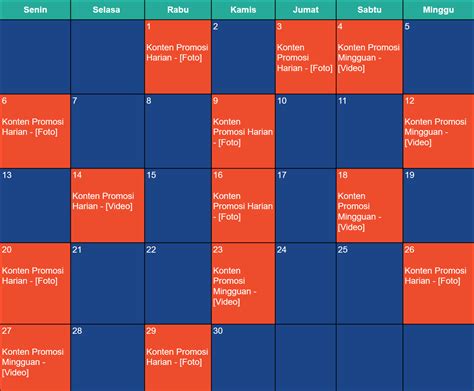 Buat Jadwal Posting Konten Promosi Secara Rutin Pusat Edukasi Penjual