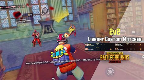 Pubg Mobile New Library Map Tdm Custom Matches Pubg Mobile Library Map