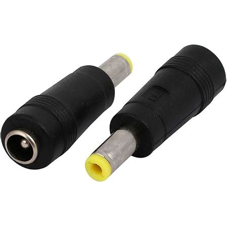 Sourcing Map DC Power Connector 5 5x2 1mm Female Jack To 5 5x2 1mm Male