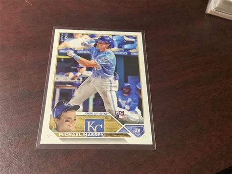 M23 3 2023 Topps Series 1 Rookie Michael Massey Kansas City Royals EBay