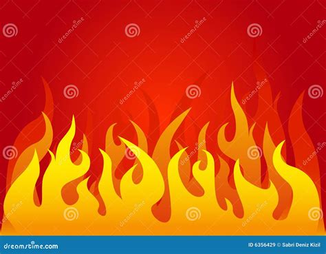 Fire Background Stock Vector Illustration Of Flame Golden 6356429