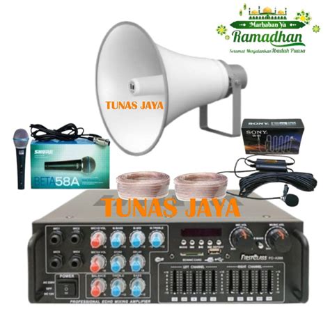 Jual Paket Sound System Paket Toa Speaker Corong Toa Outdoor Musholla