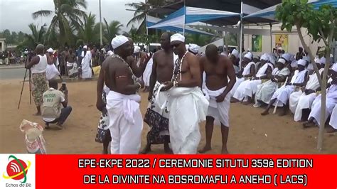 Togo Epe Ekpe La C R Monie Suivie De La Pri Re De Situtu Na