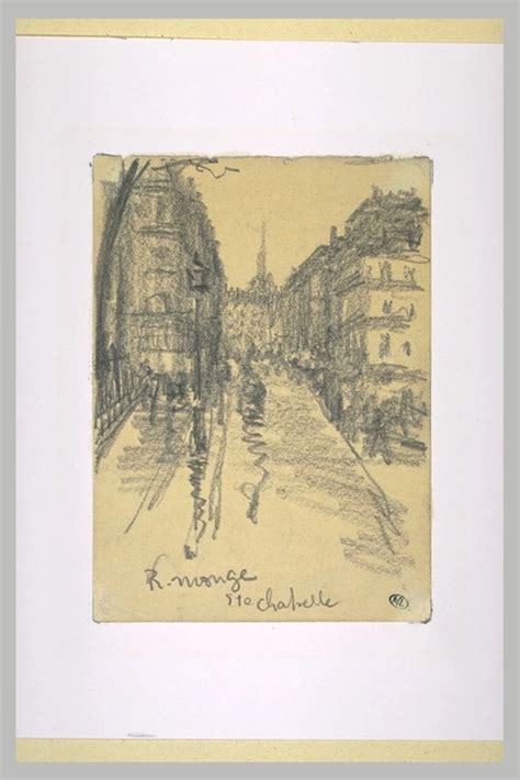 La Rue Monge Th Ophile Alexandre Steinlen Mus E D Orsay