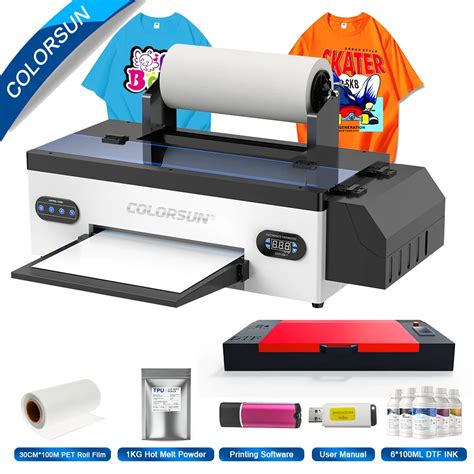 Colorsun A3 R1390 DTF Printer T Shirt Transfer Printing Machine