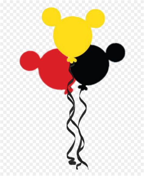 Disney Balloons Clipart Clip Art Mickey Mouse Balloons Png Download