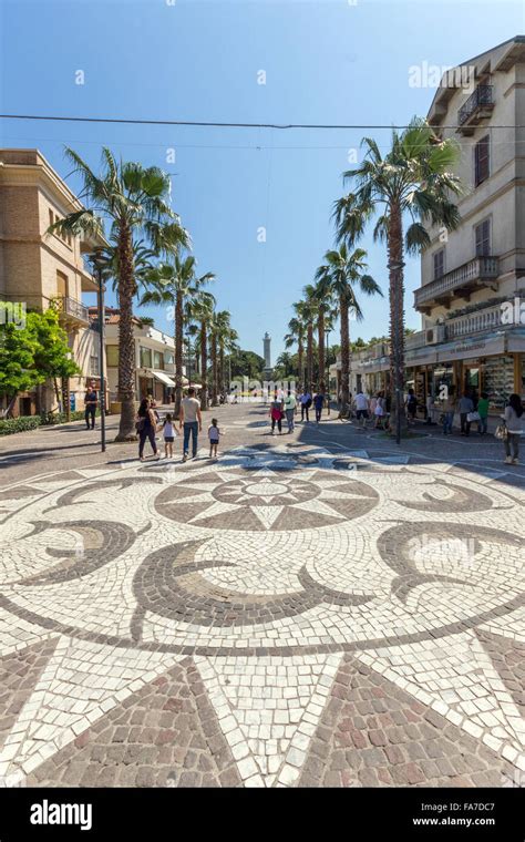 Italy Marche San Benedetto Del Tronto Downtown Stock Photo Alamy