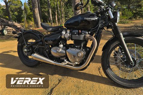 Triumph Bobber Bobber Black Exhaust Verex Full System