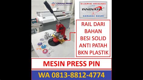 WA 0813 8812 4774 MESIN PRES PIN 2 MOULDING INNOVATEC ALAT PEMBUAT