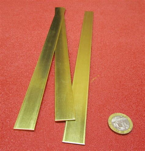 260 Brass Flat Bar 064 0002 Thick X 34 Wide X 1 Foot Length 3 Units Ebay