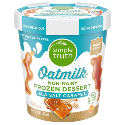 Simple Truth Dairy Free Sea Salt Caramel With Oat Milk Base Frozen