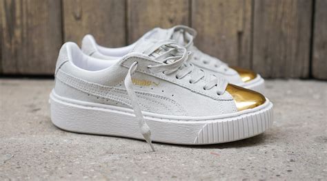 Puma Suede Platform Gold Toe Shoes Gold Blog