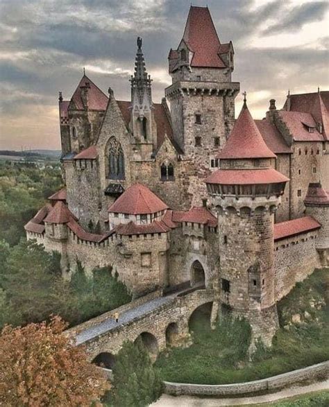 Kreuzenstein Castle Is Located Just North Of Vienna Austria R