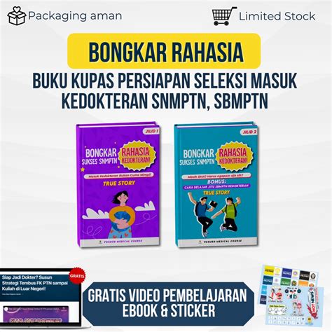 Jual Buku Persiapan Seleksi Masuk Kedokteran Snmptn Sbmptn Bongkar