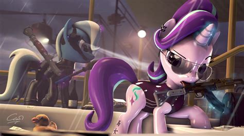 1723147 Suggestive Artist Calveen Starlight Glimmer Trixie Pony