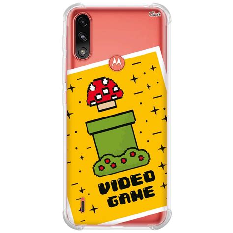 Capa Capinha P Moto E7 Power 2061 Video Game Submarino