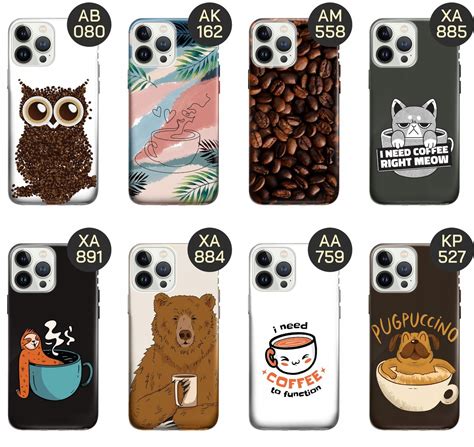 Etui Do Iphone Pro Max Wzory Kawa Coffe Kawusia Obudowa Pokrowiec