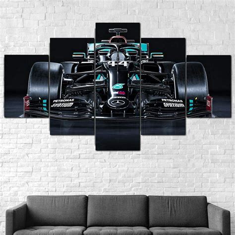 Buy Mercedes Formula 1 W11 Car F1 5 Piece Lin Mural Modern Wall