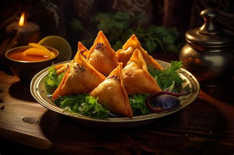 Premium Photo Samosas A Samosavory Delight To Tantalize Your Taste Bud