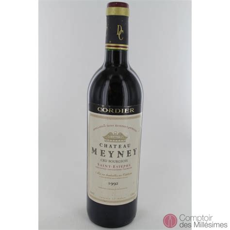 Château Meyney 1992 Saint Estèphe Cru Bourgeois Supérieur Prix