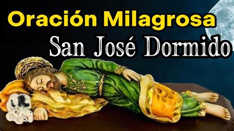 Duerme Con San Jose Dormido Oraci N Que Nunca Falla A San Jos