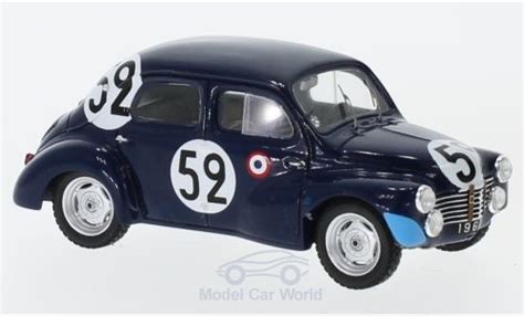 Modellino In Miniatura Renault 4CV 1 43 Spark 1063 No 52 24h Le Mans