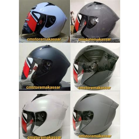 Jual Helm NJS KRONOZ Half Face SNI Shopee Indonesia