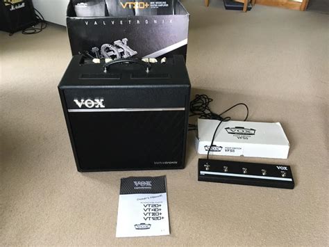 Vox Valvetronix Vt80 Guitar Amplifier And Foot Switch In Bridgwater