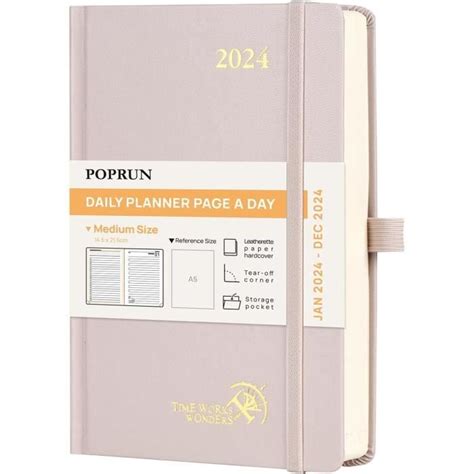 Poprun Agenda Journalier X Cm Page Par Jour De Jan