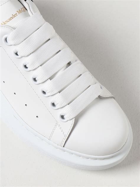 Alexander Mcqueen Leather Sneakers White Sneakers Alexander