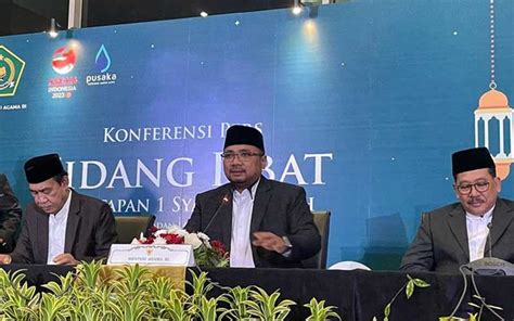 Pemerintah Tetapkan Syawal Hijriah Jatuh Pada Sabtu April