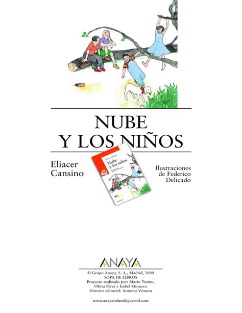 Nube Y Los Ni Os Anaya Infantil Y Juvenil