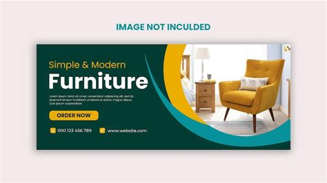 Premium Psd Modern Furniture Web Banner Template