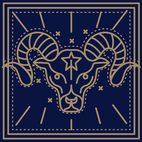 aries astrology zodiac symbol 11251543 Vector Art at Vecteezy