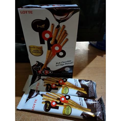 Jual Lotte Toppo Vanila Chocolate Gr X Bks Shopee Indonesia