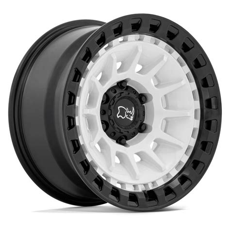 Black Rhino® Barrage Wheels Gloss White With Matte Black Lip Rims