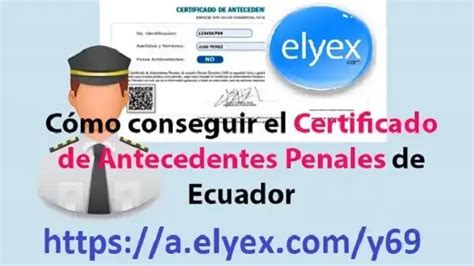 Cómo Obtener El Récord Policial En Ecuador 2024 Elyex