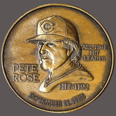 Pete Rose Commemorative Coin